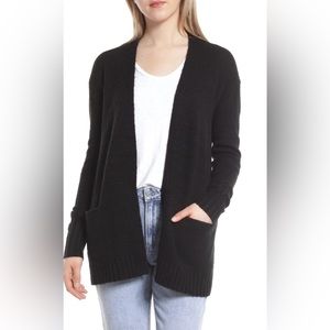Collarless Open Front Long Cardigan
CASLON®